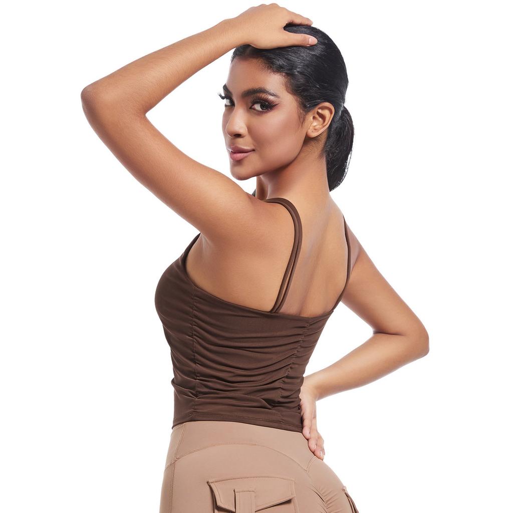 High Intensity Nude Exercise, Beautiful Back, Yoga, Quick Drying Exercise, Sleeveless Top, Dance Training, Running, Fitness Vest For Women