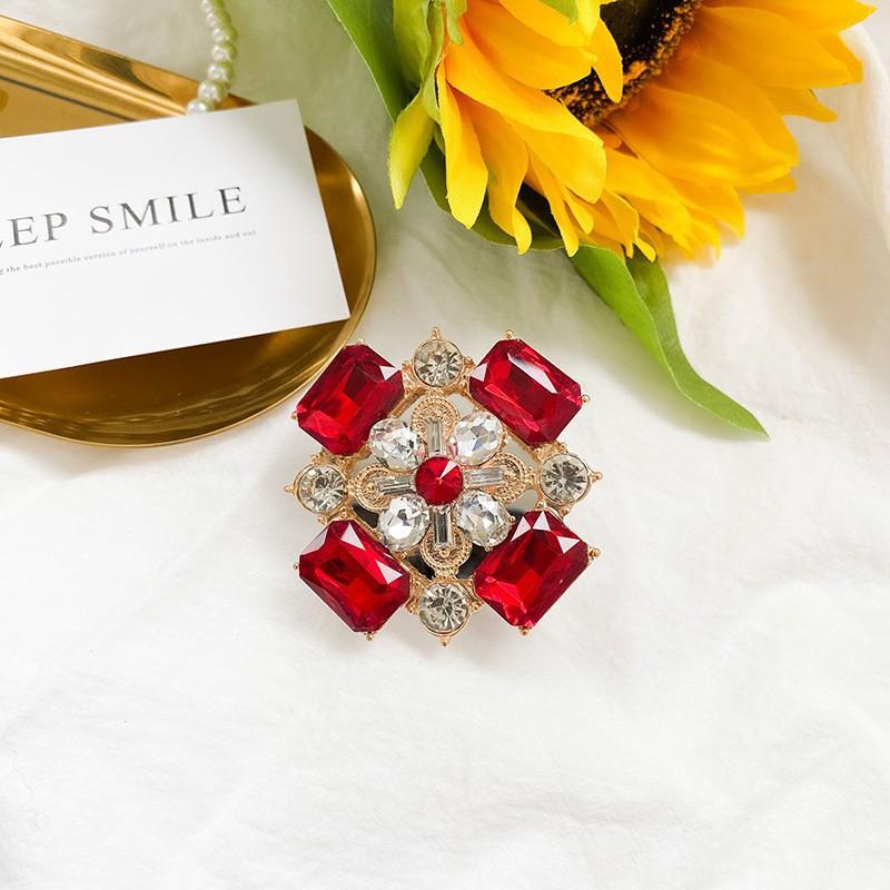 

Creative Rhinestone Airbag Bracket Ins Style Desktop X-shaped Korean Version Luxury Gemstone Adhesive Foldable Lazy Person