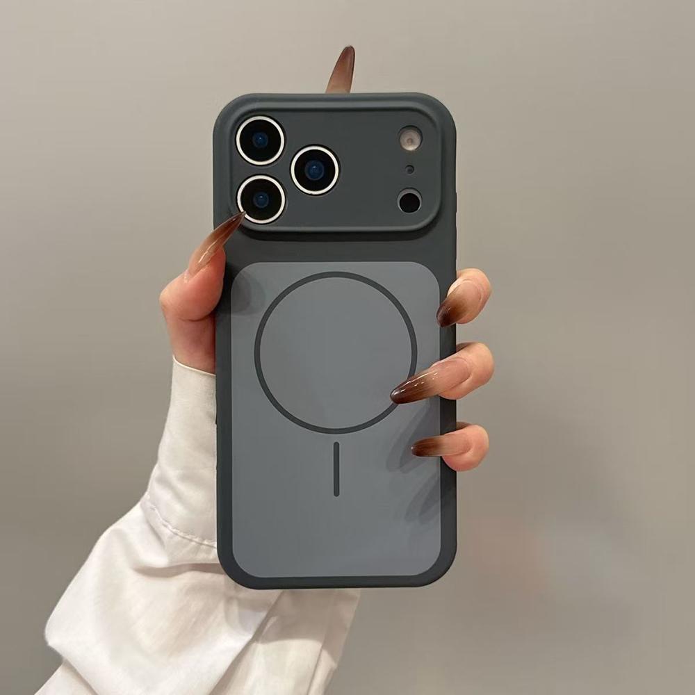 Original Liquid Silicone Pure Color Phone Case For iPhone 17 Pro Max 17Pro 17 Air For Magsafe Magnetic Wireless Charging Cover