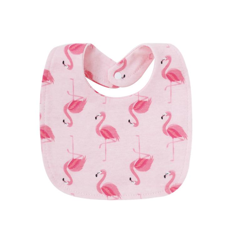 Newborn Baby Bibs Pure Cotton Double Layer Drool Bibs High Absorbency Burp Cloths For Infants Toddlers Soft Skin Friendly