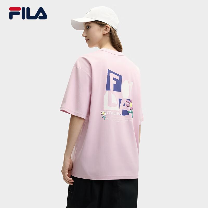 FILA Unisex Casual Knit Short Sleeve T-Shirt L