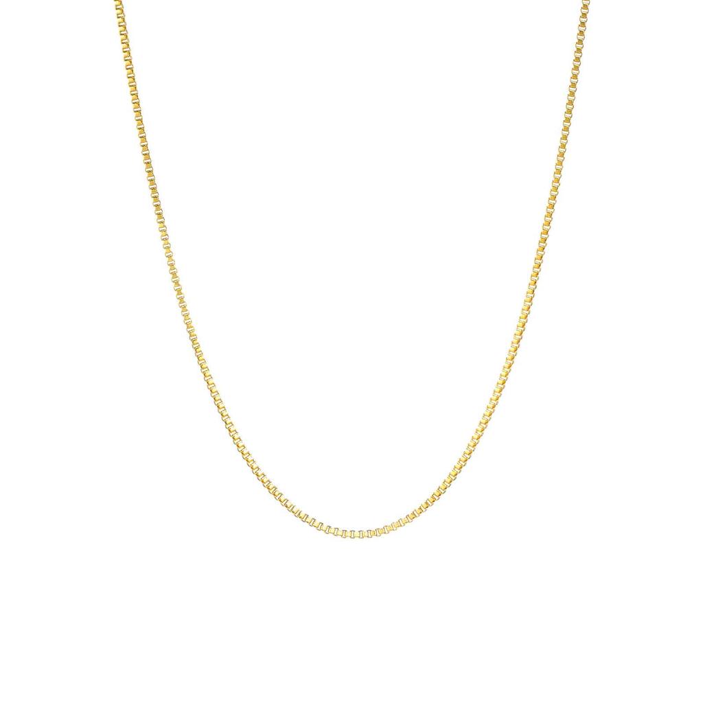 1/2/3MM Hip Hop Stainless Steel Box Chain Necklace for Women,Simple Basic Chain Necklaces,Fashion Accessories Gift