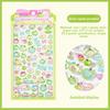 1 Sticker Per Pack Sweet Candy Party Series 3D Embossed Stickers Kids' Rocking Toy Fruit Stickers for Hand-made Journals
