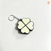 Lucky Four-Leaf Clover Keychain Clickable Buttons Stress Relief Toy Backpack Pendant Party Gift For Kids Adults