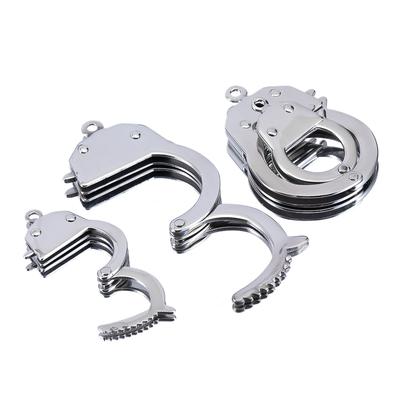 2pcs Stainless Steel Handcuffs Lobster Clasps Bracelets Necklaces Hooks Chain Closure Craft for DIY Jewelry Making Components