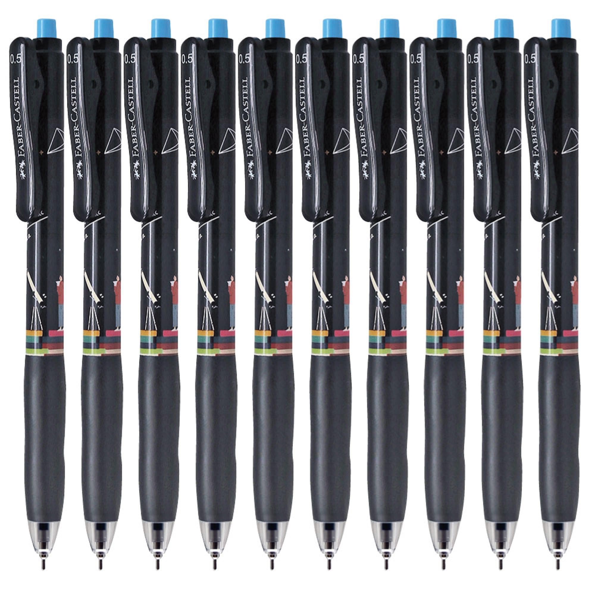 

Artegel Astronomer Gel Ink Ballpoint Pen Pack of 27111019 Faber-Castell 0.5mm (Black Body), Blue, 10, синий