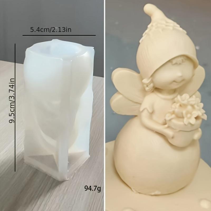 2026 Angel Fairy Flower Holder Mold Suitable For Plaster,Resin,Concrete Candle Making,Home Decor Crafts,Desktop Decoration Mold