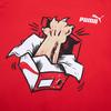 Puma Cartoon Print Vintage Dopamine Crew Neck Pullover Running Short Sleeve T-Shirt With Drop Shoulders Men Tops Red 676699-11