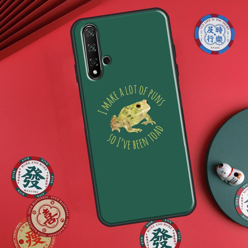 Cartoon Frogs For Huawei P60 Pro P30 P40 Lite Nova Y61 Y91 Y90 Y70 Y60 Y72 12s 12i 11i 7i 8i 9 10 SE Case