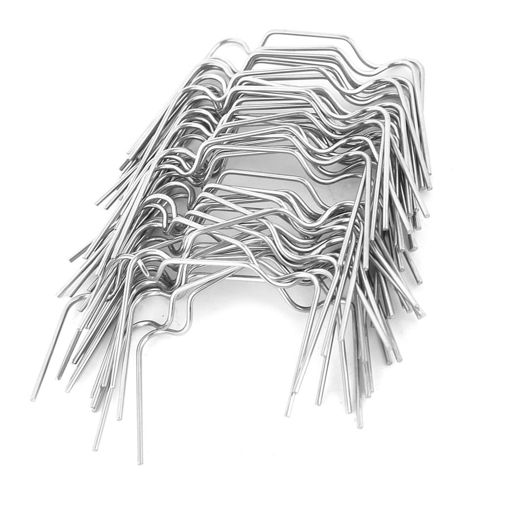 50 Stück Edelstahl Gewächshaus Glasclip Federklemme Rostbeständiger Halter für einfache Installation und Glasstabilität