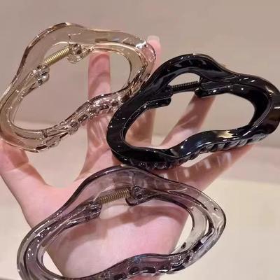 2025 High-End Acryl Wolke Große Haarspange für Frauen - Hinterkopf Hai-Klammer Accessoire