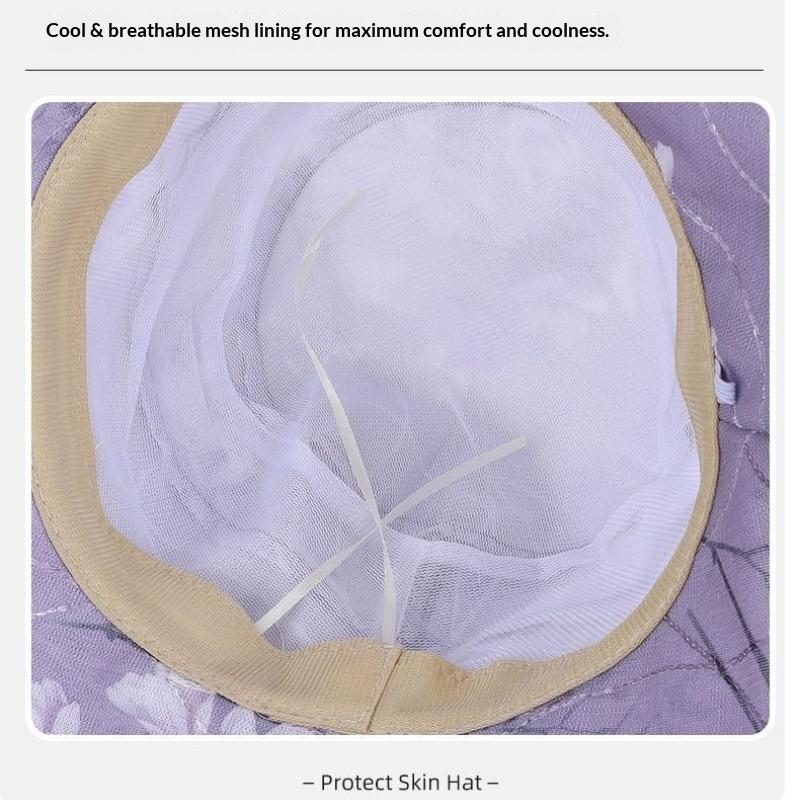 Women's Breathable Lace Fisherman Hat - Thin Summer Sun Cap, Lightweight UV Protection Hat for Spring and Casual Outdoor