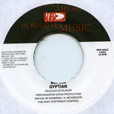 7inch Record GYPTIAN - Ma Ma (Mama Don't Cry) VPS9022 VP 2005 US Reggae, Ska & Dub Used