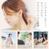 metal ring hoop gold [Berimo] Earrings, allergy-friendly, women's earrings, earrings, zirconia, simple, stylish,
