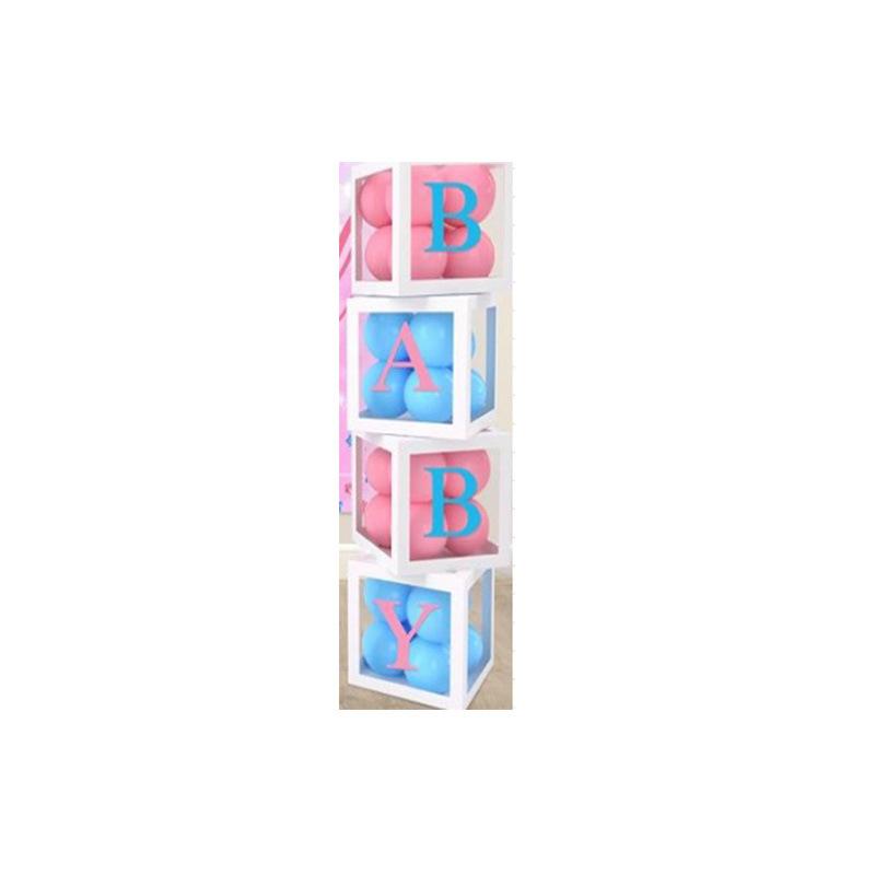 Sex Reveal Baby Balloon Box Decoration Baby Shower Boy Or Girl Sex Reveal Baby Party Decoration