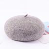 Korean Version of Wool Beret Women's Autumn and Winter Painter Hat Pumpkin Mushroom Hat Thickened Wool Warm Hat