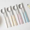Kamomekitchen [2+2] 4-person Set Kamome Kitchen Heybe Cutlery Set 4 Spoons 4 Chopsticks