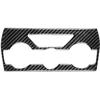 NVCNX Real Premium Carbon Fiber for Subaru Forester Accessories 2019-2024 2020 2021 2022 2023 Car Dash AC Climate Control Panel Cover Interior Trim