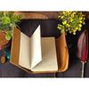 Genuine Leather Notebook, Nature Cowhide, Diary Journal, Grimoire Vintage