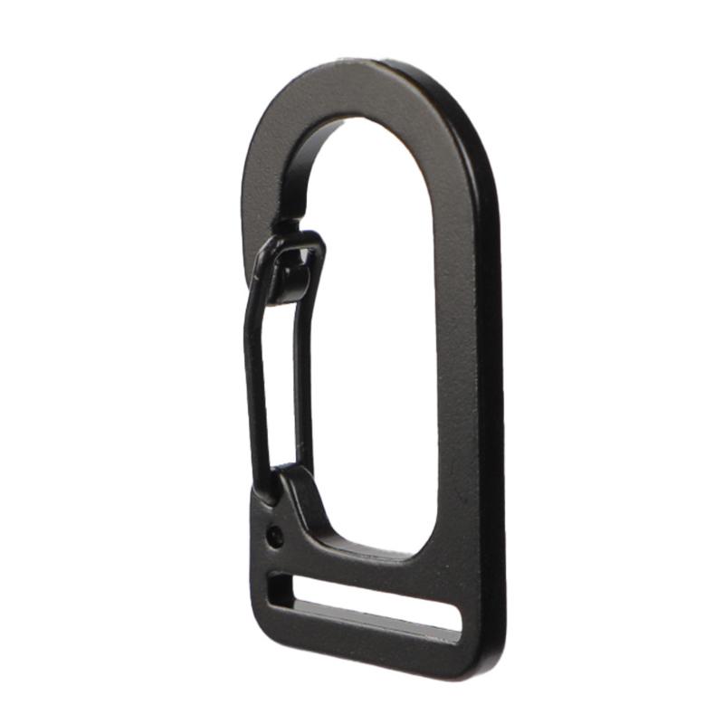

Carabiner Clip Tiny Spring Snap Hook Keychains Micro Carabiners for Paracord EDC Alloy Key Rings Hiking Fishing Camping Backpack 1pc чёрный