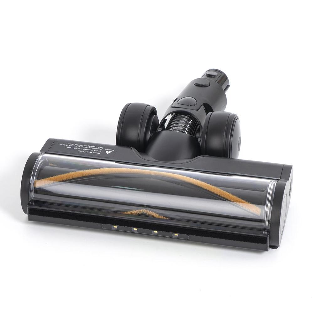 Vacuum Cleaner Electric Floor Brush Head for Dreame R10 R20 R30 T30, Soft Roller Brush Head with LED Dust Lights, Mop Attachment