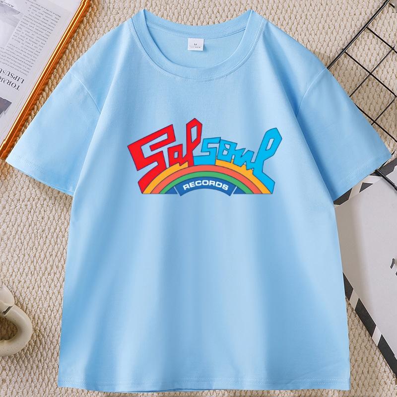 

Retro Disco Salsoul T Shirt Short Sleeve Round Neck Cotton Printed Tshirt Streetwear Casual Loose Harajuku Comfortable Tshirt 4XL