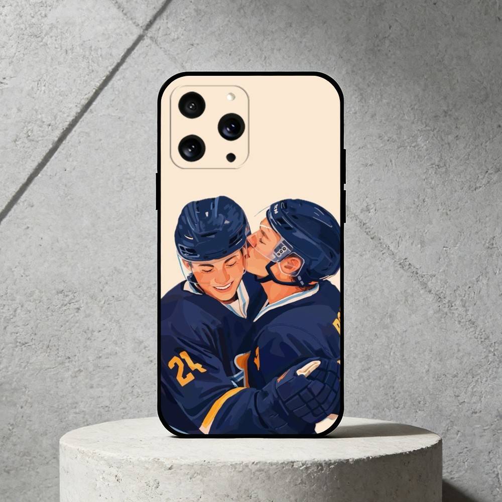 H-Heated Rivalry Ice Hockey Phone Case Silicone Black Soft For IPhone 17,16,15,14,13,12,11,SE,Plus Pro Max