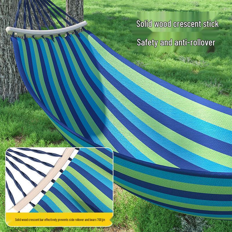 Outdoor Camping Anti-rollover Single Hammock