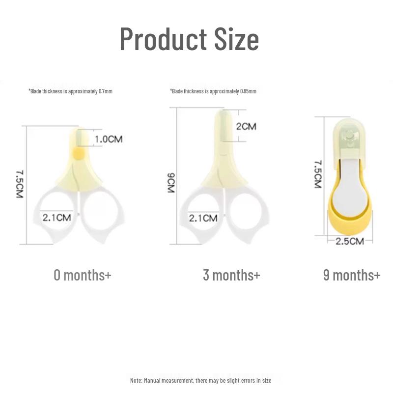 Imported Japanese Baby Nail Clippers and Scissors for Infants and Toddlers