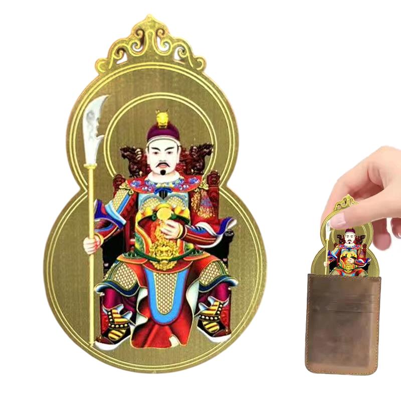 2026 Tai Sui Amulet Card Feng Shui Prayer Gold Card Exorcism Protection Buddha Gift Amulet Safe Bring In Wealth And Treasure