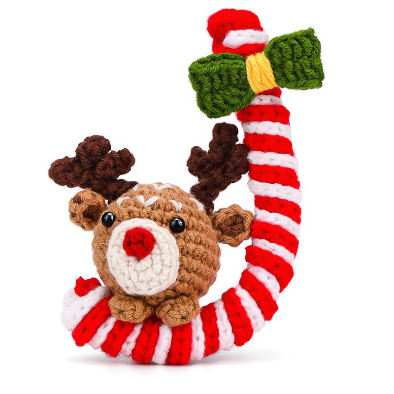 Christmas Crochet Kit for Beginners Crochet Starters Kit Adult Complete Craft Knitting Kit with Crochet Hooks Yarns for DIY Gift