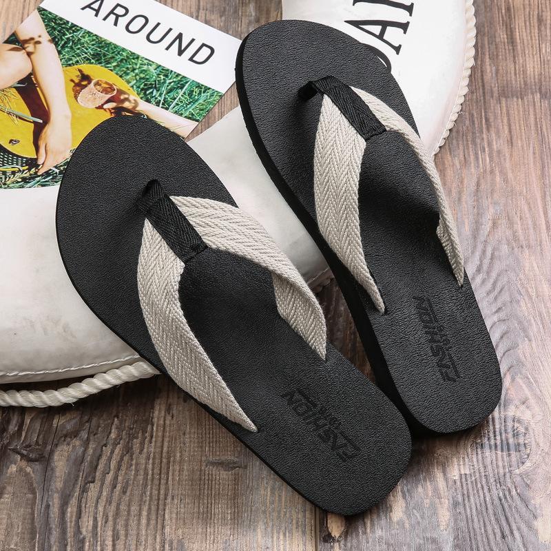 Fashion Fashion Beach Flip Flops Summer Men Flip Flops Shoes Sandals Open Toe Slipper Indoor & Outdoor Flip-flops 38-45 Male Shoes