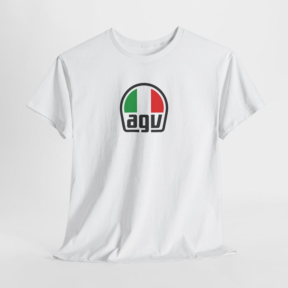 

AGV T-Shirt – Unisex Motorcycle Cotton Tee for Men Women or Biker Fans 4XL