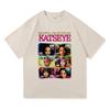 Katseye Rolig Tryckt T-shirt Dam Herr Casual Grafiska T-shirts Toppar Unisex Koreansk Stil T-shirt Y2k T-shirt Kläder