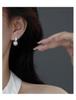 925 Sterling Silver Pearl Earrings with Zircon Studs - Elegant Women's Luxury French Socialite Earrings & Ear Cuffs