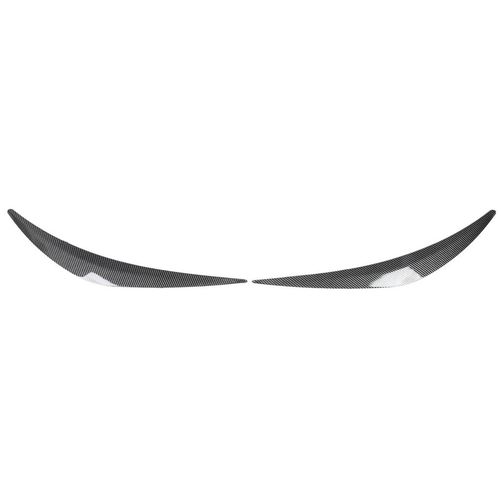 2Pcs Headlight Eyebrow Left Right Fade Proof Front Headlight Eyelid Trim Replacement for INFINITI