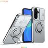 Luxury Armor Phone Case For Samsung Galaxy A57 A56 A36 A26 A06 A54 A14 Magnetic Bracket Holder Lens Protection Shockproof Cover