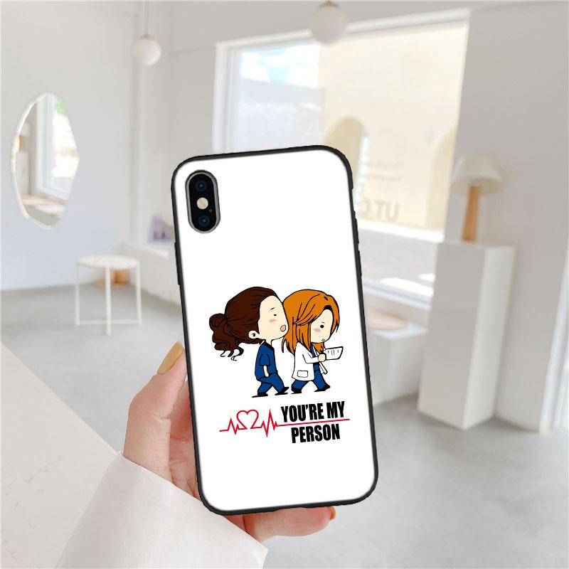 CJ62 Grey's Anatomy Soft Shell Phone Case for Redmi Note 10 11 12 Pro Max 10S 10C 10T 11A 11S 12S 12C