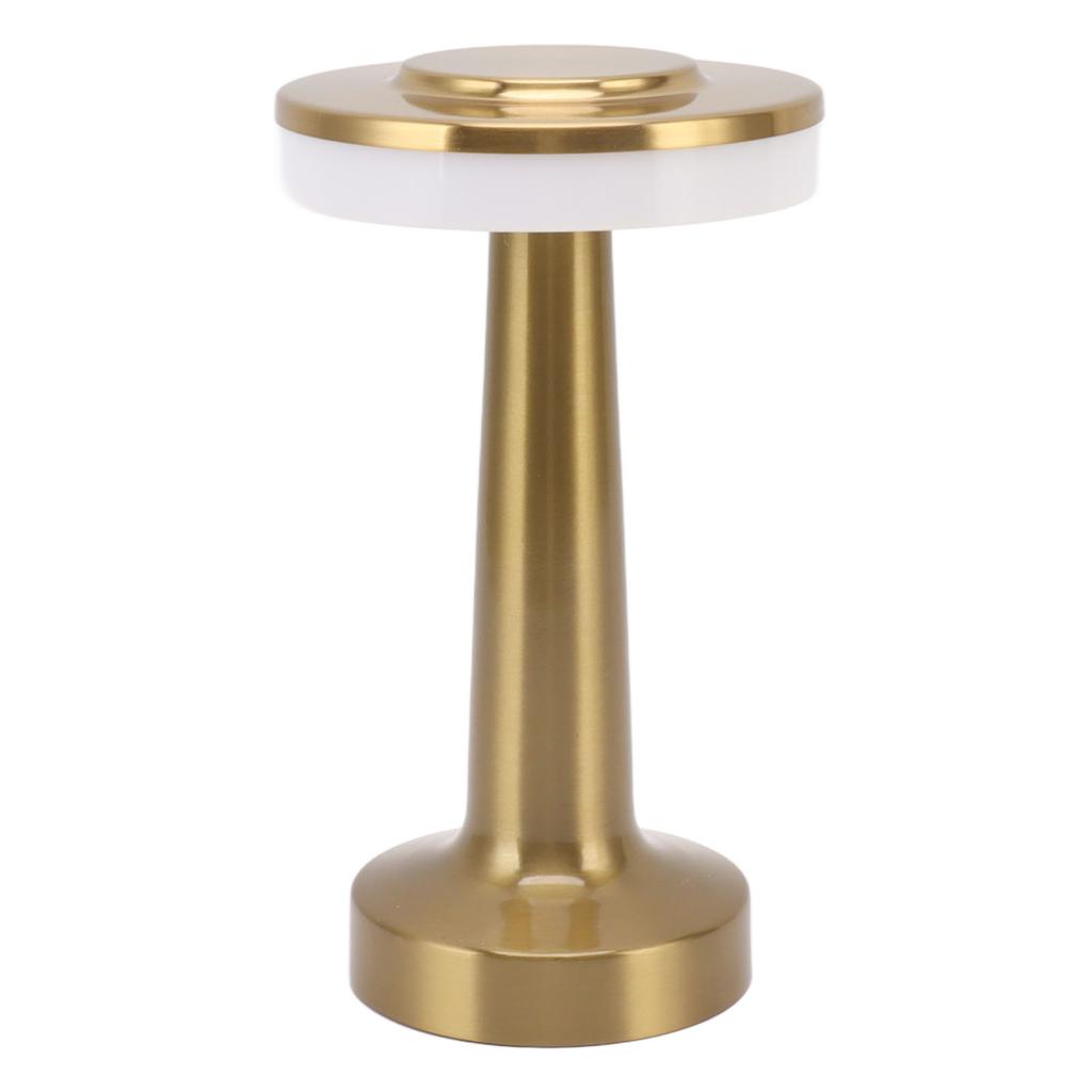 Vintage Metal Desk Lamp USB Rechargeable Touch Table Lamp Bedside Night Light for Bar KTV Hotel Coffee Shop Tricolor