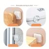 2pcs Clear Silicone Door Crash Mat and Door Stopper, Transparent Anti-Collision Buffer for Doors & Refrigerators
