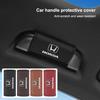 M LOGO Kožený střešní úchyt do auta Podložka chránící proti poškrábání Příslušenství pro Civic Xrv Hrv Crv CRZ Brv City Odyssey Accord Fit Jazz Insight CRX