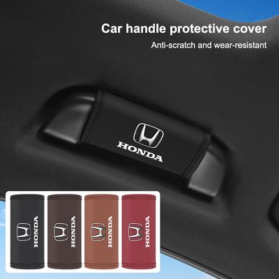 M LOGO Auto Leder Dachgriff Kratzschutzmatte Zubehör für Civic Xrv Hrv Crv CRZ Brv City Odyssey Accord Fit Jazz Insight CRX