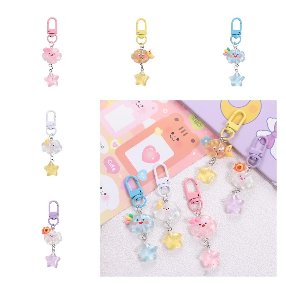 Korean Style Starry Clouds Keychain Star  Creativity   Activity Gifts