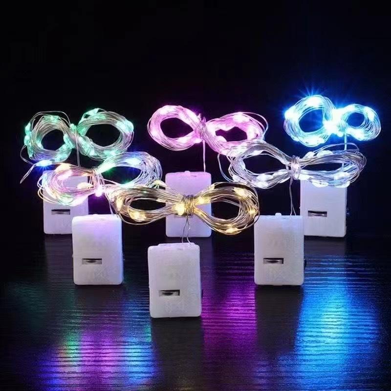 Adjust the Atmosphere Light Gift Box Light String LED String Copper Wire Lamp Adjust the Flashing Warm Light String