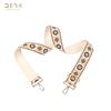 5CM rhombus webbing crossbody strap leopard print ethnic style adjustable single shoulder strap long strap
