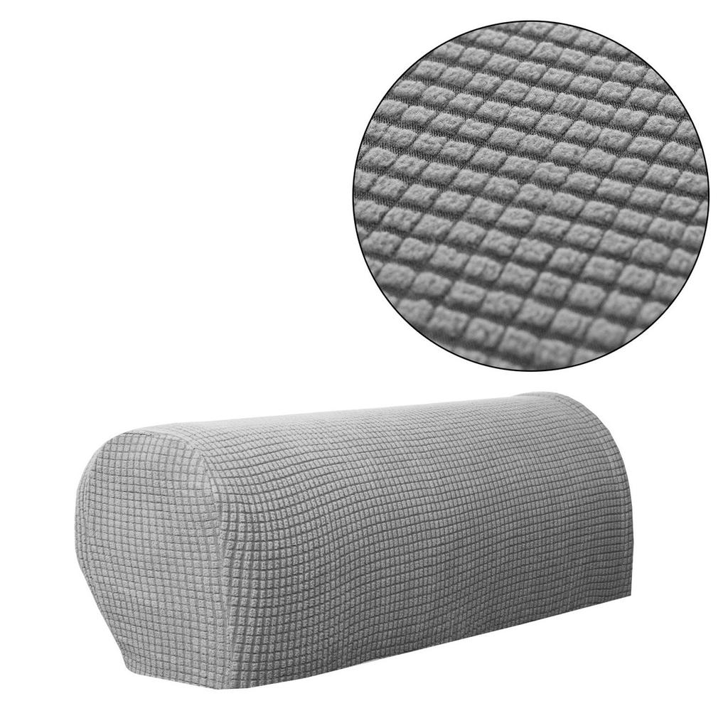 Armrest Covers 2PCS Stretch Fabric Armrest Covers Anti-Slip Sofa Arm Chair Slipcovers Furniture Protectors For Recliner Sofa