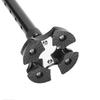 Quad Cane Adjustable Height Anti Slip Lightweight Retractable Senior Walking Stick with 4 Pronged Base for Mountaineering