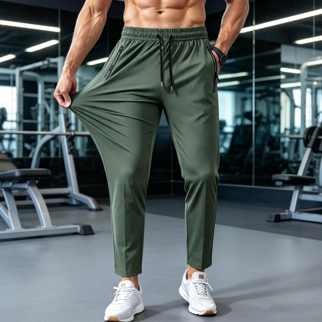 Men's Joggers Lightweight Breathable Quick Dry Stretch Running Pants Casual Sweatpants
