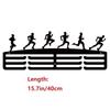 Home & Sports Display Combo:Key Holder & Bathroom Accessories,Wall Coat Racks for | Football & Marathon Medal Holders for Runner