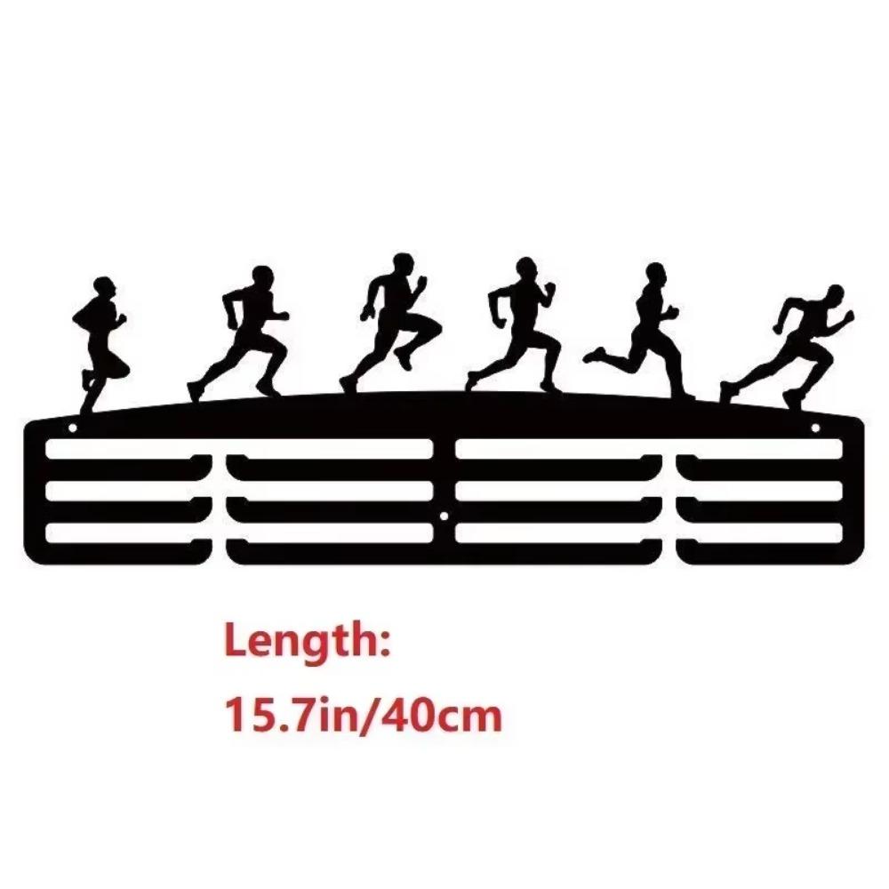 Home & Sports Display Combo:Key Holder & Bathroom Accessories,Wall Coat Racks for | Football & Marathon Medal Holders for Runner